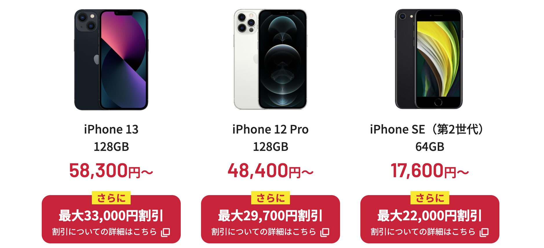 ドコモ認定中古品のiPhone