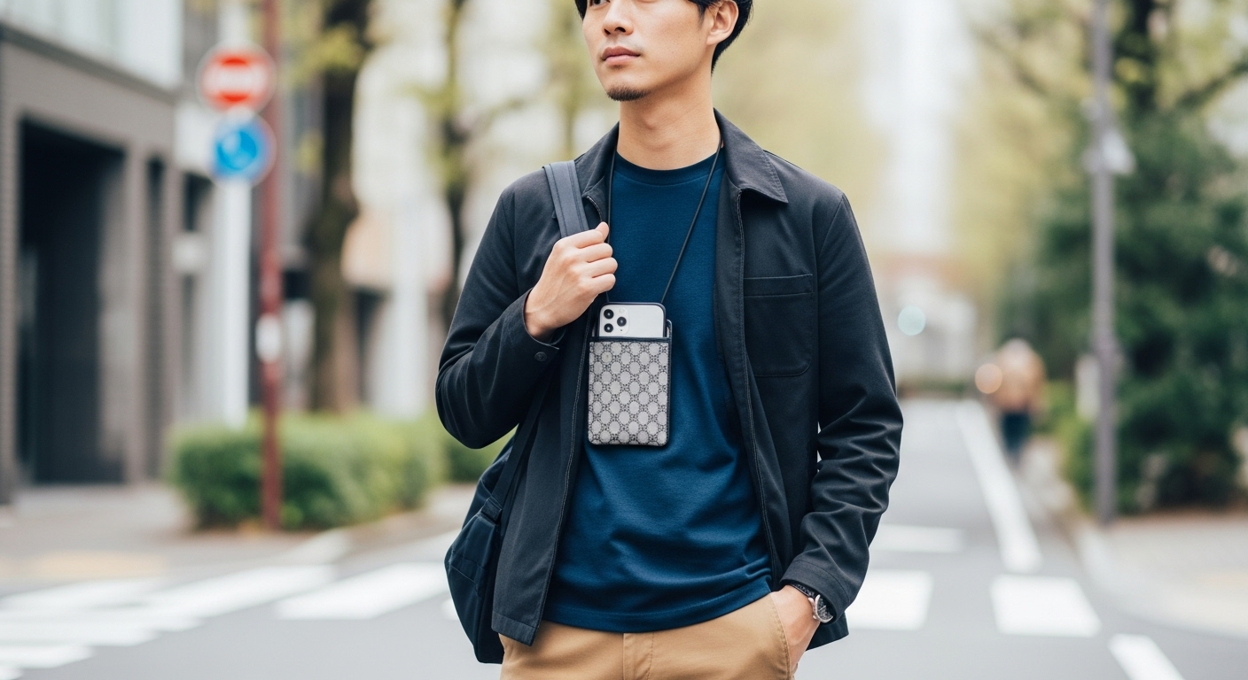 スマホポーチはメンズにはダサい？