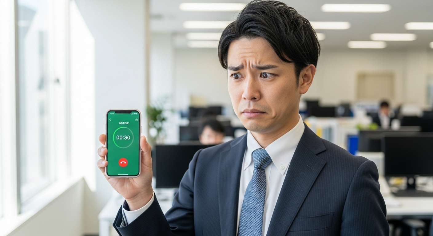 iPhoneで着信拒否されると話し中になる?