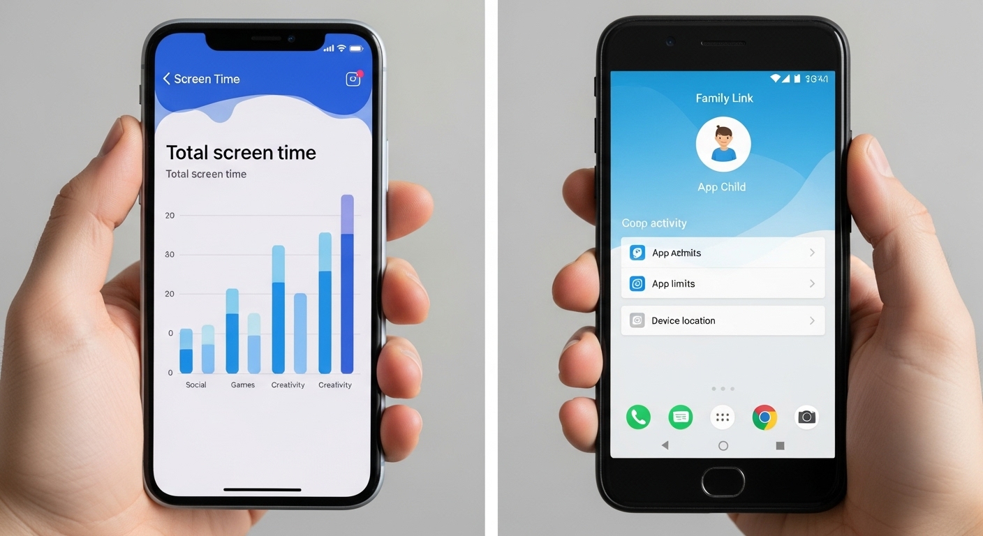 iPhoneとAndroidの具体的な制限方法